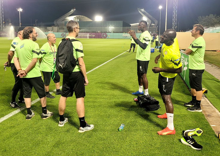 PREMIER GALOP D’ENTRAINEMENT DES LIONS A DOHA