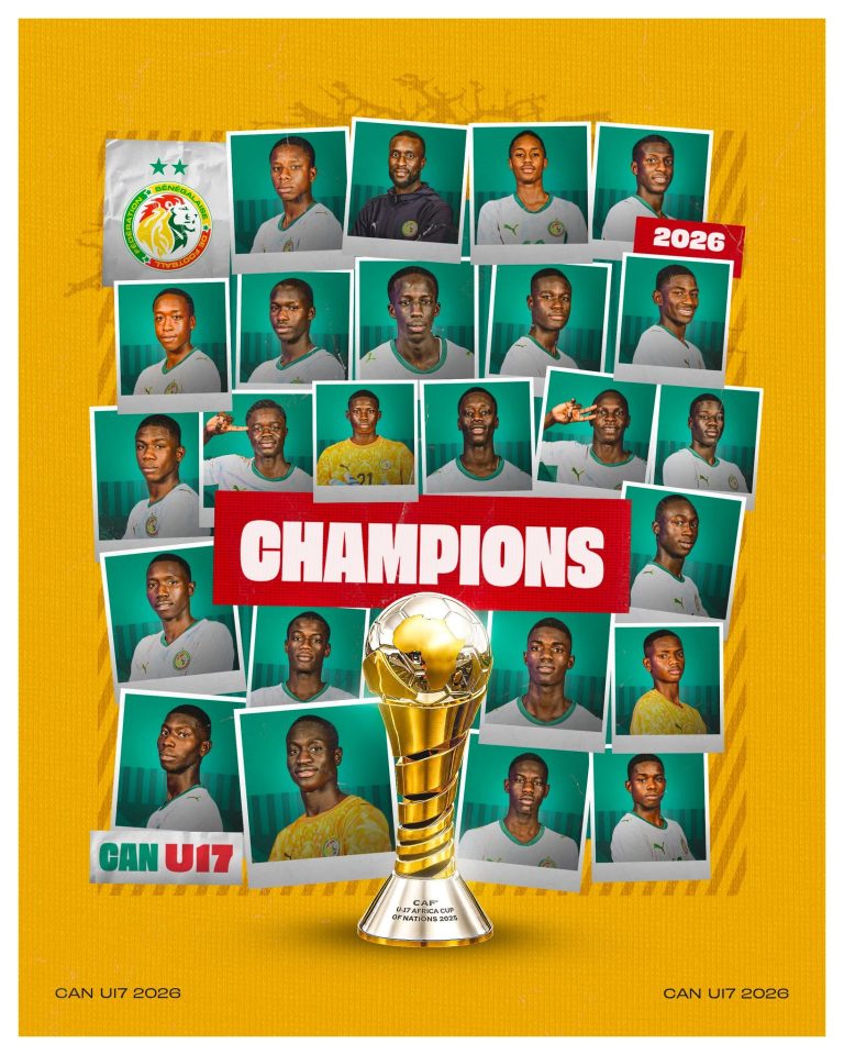 Les Lionceaux rugissent à nouveau : le Sénégal champion d’Afrique U17