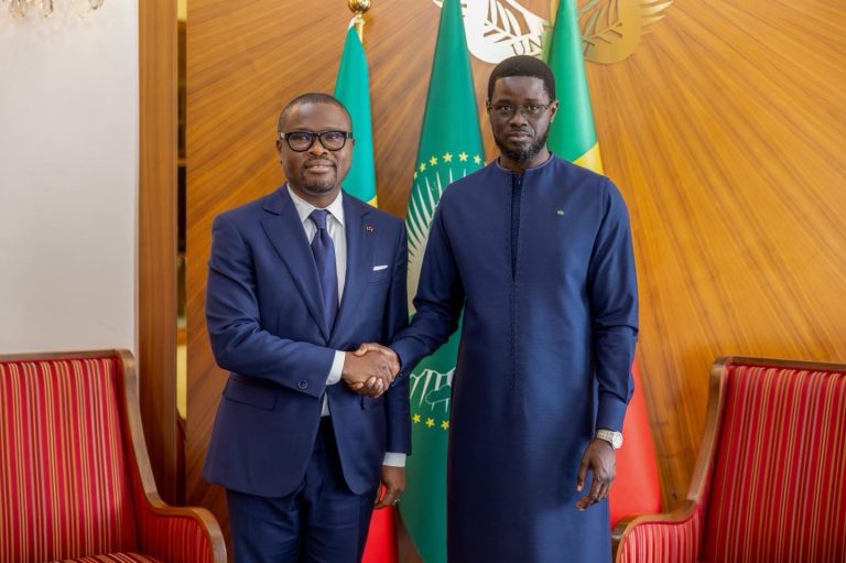 Le Président béninois Romuald Wadagni en visite de travail au Sénégal